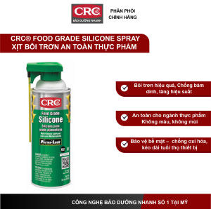 Xịt bôi trơn silicone an toàn thực phẩm CRC Food Grade Silicone Spray