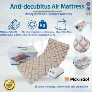 Anti-Decubitus Bubble Ripple Mattres with Electric Pump Anti-bedsore multi-functional care air mattress for the elderly Air Mattress for Hospital Bed waterproof inflatable mattress PVC material