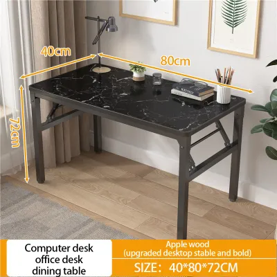 DIODIY Foldable computer table/Portable Laptop Desk Study Table Long Table Dining Table Office Table Multiple Colors