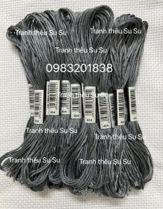 Chỉ thêu cotton mã chuẩn theo DMC mã chỉ từ 400 đến 498 (giá 1 tép)