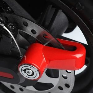 MOTOX Bike Lock Motorcycle Lock Mini Disc Brake Lock Bicycle Anti-Theft Lock Security Padlock for Motorcycles Bicycles Bike Electrombile Electric Car Rust-Proof and Durable Motorbike Disc Brake Lock