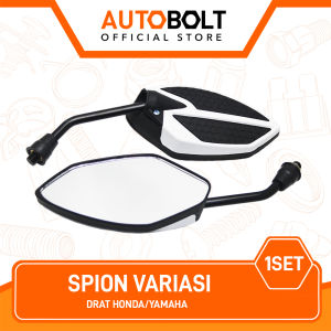Spion Variasi Model Demak Honda Yamaha Beat Lama Old eSP Street K1A Deluxe Vario Scoopy Spacy Revo Grand Supra Tiger CB Blade Mio Lama Soul GT J  Sporty M3 Z S Vega X-ride Fino Jupiter Sepion Kaca Merah Biru Hitam Silver Putih