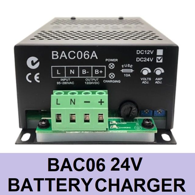 BAC06 Battery Charger 24V SMARTGEN BAC06A-24V Generator Battery Charger