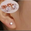 anting tusuk titanium wanita aksesoris wanita asli titanium. 