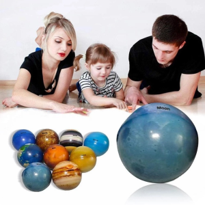 10 PCS Solar System Stress Ball Eight Planets Color Printing Educational Toys Kids Gift
