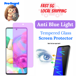 [SG] Samsung Anti Blue Light Tempered Glass Samsung A73 A57 A56 A37 A36 A55 A54 A53 A52 A52s A37 A35 A51 Screen Protector