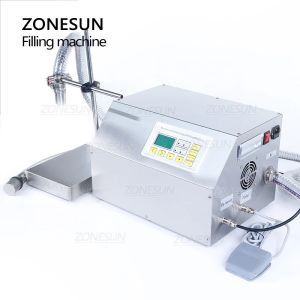 ZONESUN ZS-DP431W Automatic Weighing Liquid Filling Machine 35L/min High Flow Diaphragm Pump Liquid Filler for Juice Shampoo Beverage Water Essential Oil