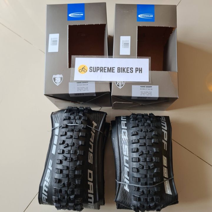 Pneumatico Schwalbe Hans Dampf 27.5x2.6 Tubeless, Pieghevole, Evolution, Nero/bronzo - Foto 5