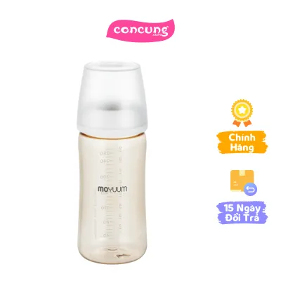 Bình sữa Moyuum thế hệ 3 PPSU 270ml (Beige mẫu mới)