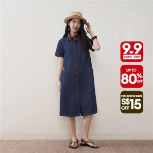 Giordano Women Women Stitched Dress Free Shipping 18466609