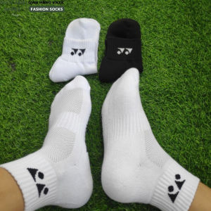 [Hàng Xuất Đẹp] Combo 3 đôi tất vớ thể thao cầu lông Yonexx tất bóng rổ bóng chuyền assics lining. chất liệu cotton dày dặn