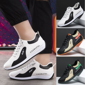 รองเท้ากีฬาผู้ชายทรงแบน ฝีมือประณีต นุ่มและระบายอากาศ กันน้ำและกันลื่น เบาและสะดวกสบาย