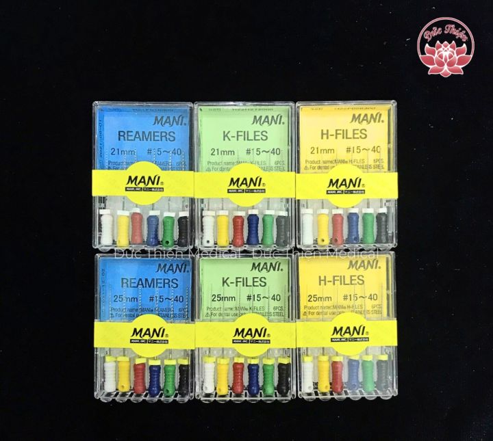 Trâm Nội Nha Reamers Mani (Nong OT, Tiết diện hình tam giác)