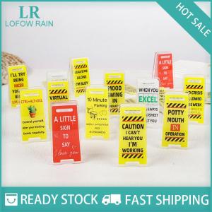 LF Wholesale✨Flash Sale ✨ ป้ายอะคริลิค ปล่อยให้ฉันอยู่คนเดียวฉันกำลังยุ่ง ของขวัญสำหรับตกแต่งสำนักงานที่น่าขบขันคลิปติดตั๋วบนเดสก์ท็อปสำหรับเพื่อนร่วมงาน