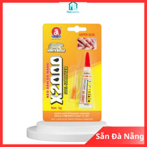 [Đà Nẵng]  COMBO2 Keo dán siêu dính X2000 White Bear chính hãng đa năng dán gỗ sắt nhựachịu nhiệt chống nước