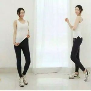 Legging Wanita Dewasa Panjang Bahan Spandex Super Anti Nyemplak