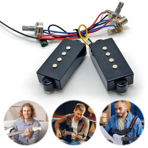 Welcomehome 1set Bass Guitar Tone Control Wiring Harness Electric Bass Preamp Circuit Equalizer for Active Bass Pickup