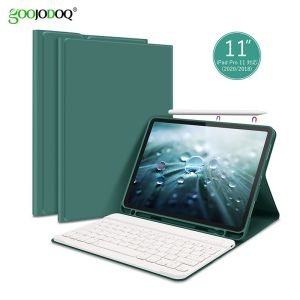 GOOJODOQ Keyboard Case for iPad Air 4 Air 5 10.9 iPad Pro 11 2021 2020 2018 7th 8th 9th Gen 10.2 iPad 10th 10.9 Air 6 Magnetic Smart Cover with Pencil Holder