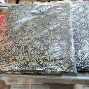 KANTONG PLASTIK MOTIF BATIK METALIK UKURAN 25X35 CM