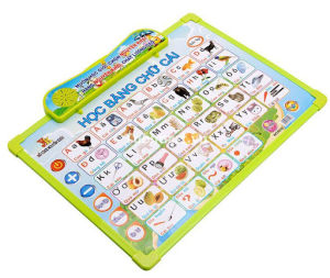 Bảng học chữ cái song ngữ điện tử Anh-Việt phiên bản đủ tiêu chuẩn bảng học điện tử song ngữ các chủ đề thông minh dạy học cho bé