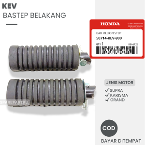 KEV BASTEP BELAKANG SUPRA KARISMA GRAND/ BUSTEP/ INJAKAN KAKI BELAKANG/ FOOTSTEEP/ KARET STEP