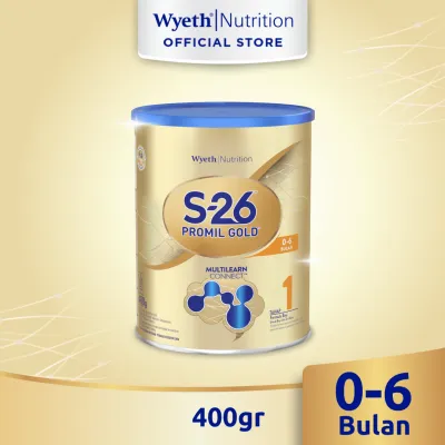 S-26 Promil GOLD Tahap 1 Susu Formula Anak Usia 0-6 Bulan Kaleng 400gr