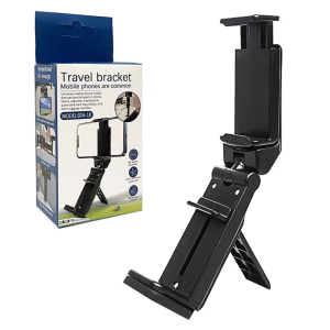 Adjustable Phone Mount with Multi Directional Rotation Travel Phone Holder Stand for Suitcase Desk Travel Accessories