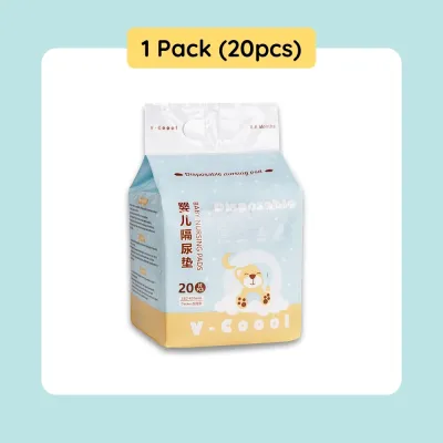 V-Coool Baby Disposable Changing Pad Leakproof Nursing Pad Infant Diaper Waterproof Mat Absorbent Pee Pad by 8miles