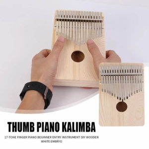 grace 17 Keys Senda Kalimba s Thumb Piano and Tune Hammer Portable Mahogany Body Finger Piano Kit