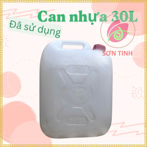 Can nhựa 30 lít đã qua sử dụng còn như mới