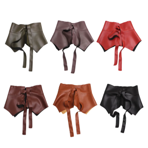 PU peplum nịt bụng thanh lịch chuỗi cho ăn mặc đàn hồi Ruffle Dây thắt lưng hợp thời trang underbust dải thắt eo dây lưng bản rộng