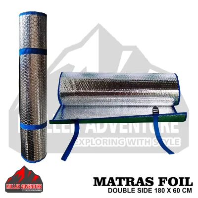 matras outdoor foil double side matress alumunium foil 180 x 60 cm ori