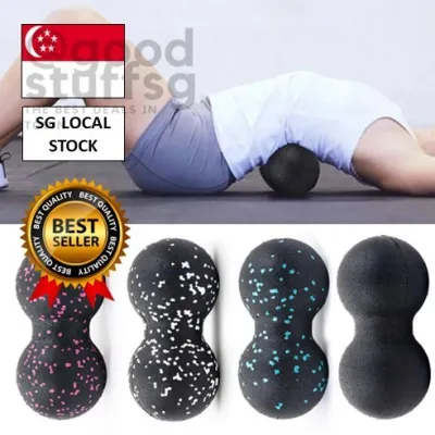 [SG FREE ] Yoga Massage Ball Peanut Ball Shoulder Neck Back Foot Ball Fascia Ball Massage Relaxation
