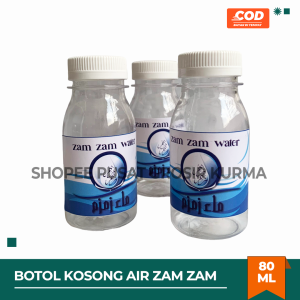Botol Kosong Air Zamzam 80 ML / Botol Air Zam-zam Kosong 1pcs