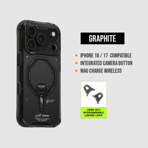 Skinarma Saido Mag-Charge iPhone 18 Pro / Pro Max Phone Case with Raise Camera Bezel and Haptic Button