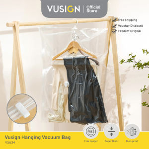 Vusign Hanging Vacuum Storage Bag / Plastik Vakum Gantung / Vacum Bag Hanger Anti Jamur VS634X