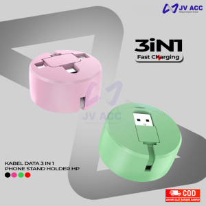NVN-KD31 NANVAN KABEL DATA 3 IN 1 WITH PHONE STAND HOLDER HP