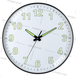 Jam Dinding Edison Sweep ES 320 T64 Glow in the Dark Timbul Diameter 320mm 32cm