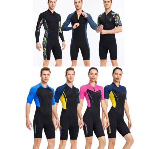1.5MM Neoprene Wetsuit Men Kitesurfing Scuba Diving Suit Women Swimming One-Piece Swimsuit Snorkeling Wet Suit Equipment Wetsuit