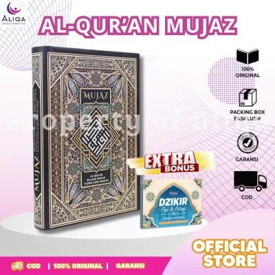 Al-Quran Mujaz Ukuran A5 Bonus Buku Dzikir Pagi & Petang Original