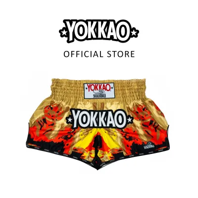 YOKKAO Tiger Family XS-2XL กางเกงมวยผ้าซาตินพรีเมียม กราฟิกการ์ตูนโดดเด่น เอวยางยืด ทนทาน กางเกงมวยไทยสำหรับซ้อมและแข่งขัน