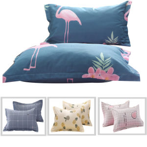 Bestenrose 2 Pcs New Fashion Pillow Case bedding Pillowcase Printed Non-slip Bantal Cover Bedsheet Home Decoration Pillow Cases 74 48cm