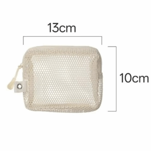MACRAMEX Lưới Túi đựng đồ Di động Trong suốt Túi trang điểm du lịch Sáng tạo Công suất lớn Ví đựng tiền xu
