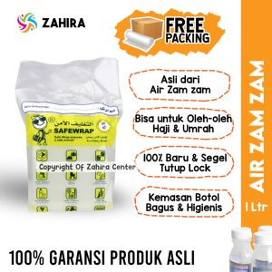 ASLI Air Zam Zam 1 Liter Dari Makah Zamzam Untuk Berbagai Penyakit Oleh oleh Haji Umroh Arab Saudi