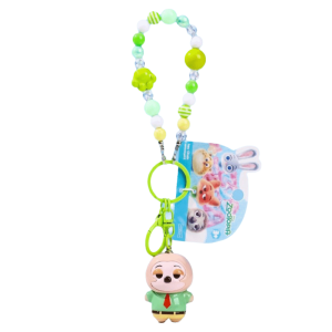 XIJIBAN Cartoon Character Judy Nick Keychain Silicone Pendant Design Couple Keychain Cute Doll Keychain Anime Fan