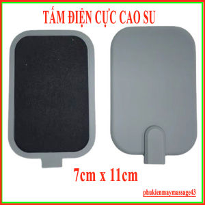 Tấm điện cực cao su khô dùng cho máy DDS miếng tiếp điện âm Phụ kiện máy dds... kích thước 7cm x 11cm