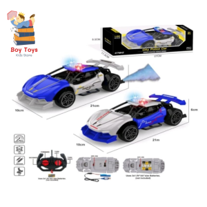 Mainan Anak Mobil RC City Police F1 Remote Control Polisi Mobil RC Polisi Asap
