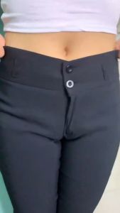 931 Modern pure color wide leg western pants new style casual pants women trend(M-XXXL) w/2Seam Pocket