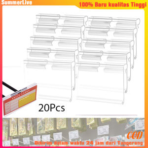 20 Pcs PVC Label Display Tampilan Label Harga/Market Supermarket