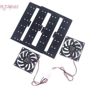 MIZ Khung gầm được xây dựng trong 6F cơ khí đĩa cứng Khung kim loại 6x3.5 đĩa cứng chồng mở rộng Quạt làm mát cho PC trường hợp